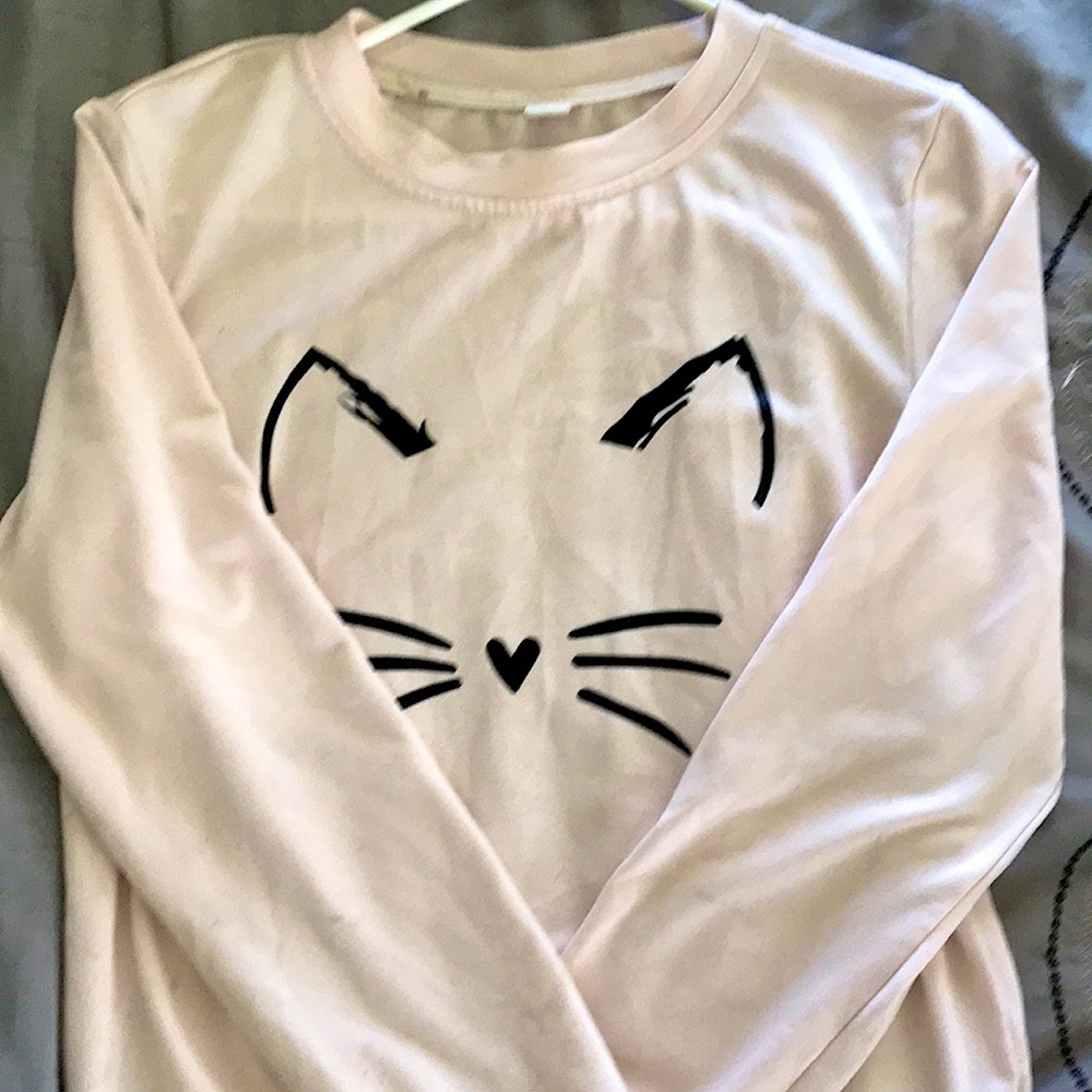Pink Cat Sweater